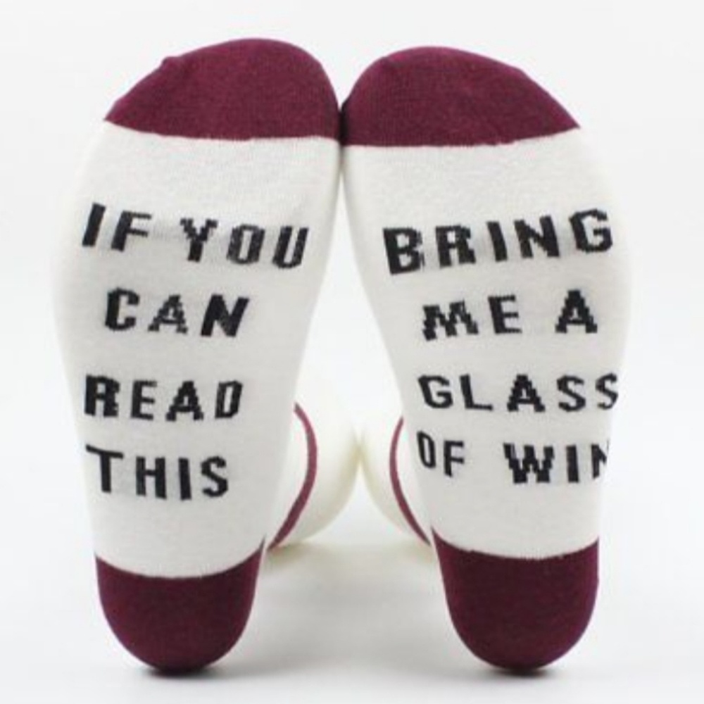 NEW 🌟 Wine Novelty Socks